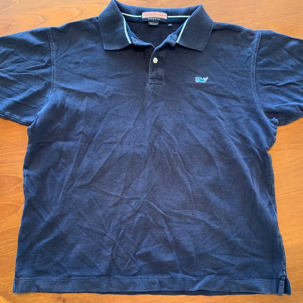 Vineyard Vines Navy Polo Sz M